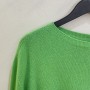 πλεκτό πουλόβερ basic πράσινο